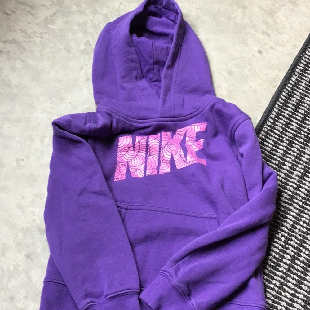 Girls sparkle Nike hoodie